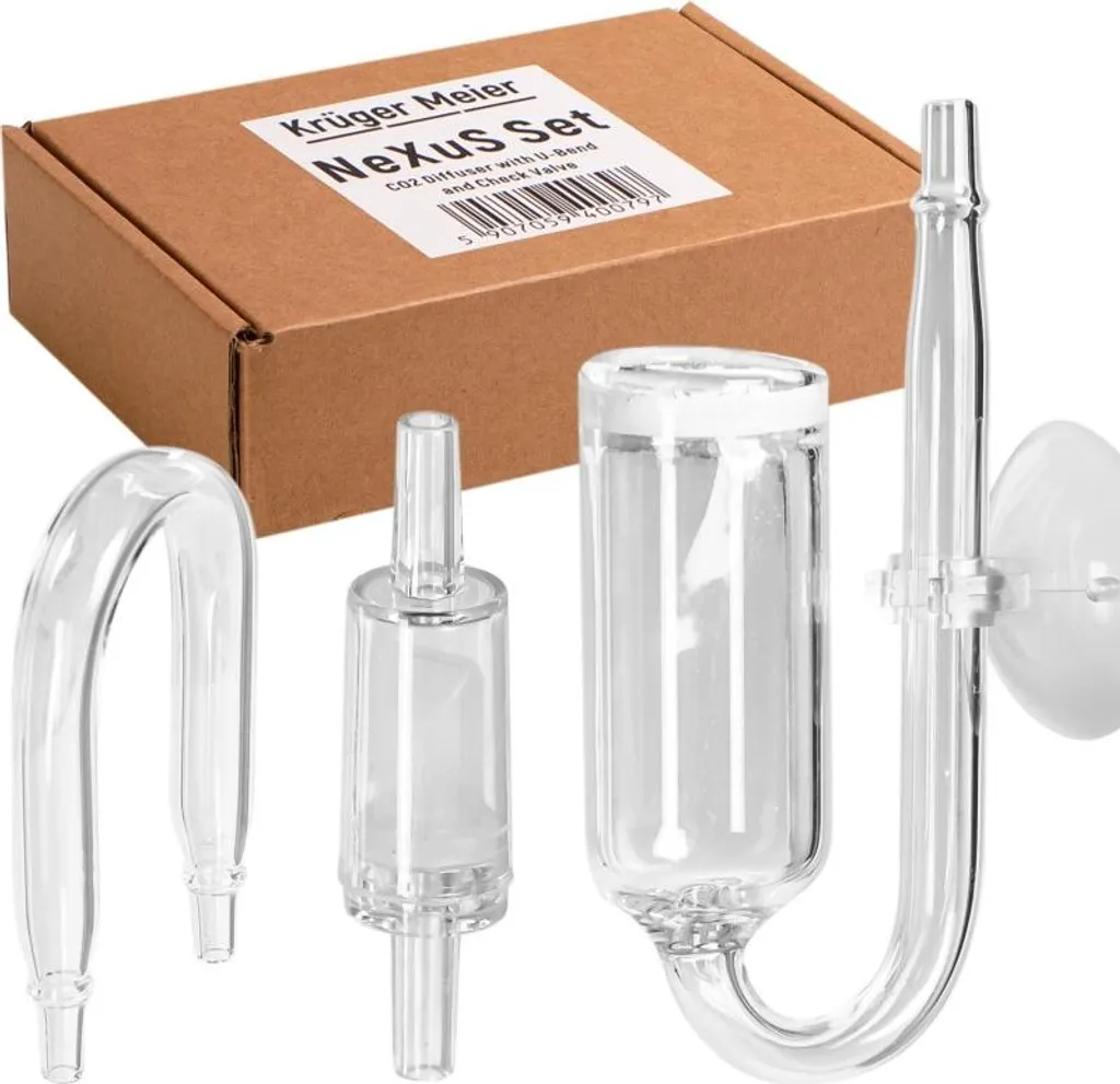 Diffuseur CO2 coudé haute performance avec clapet anti-retour NeXus