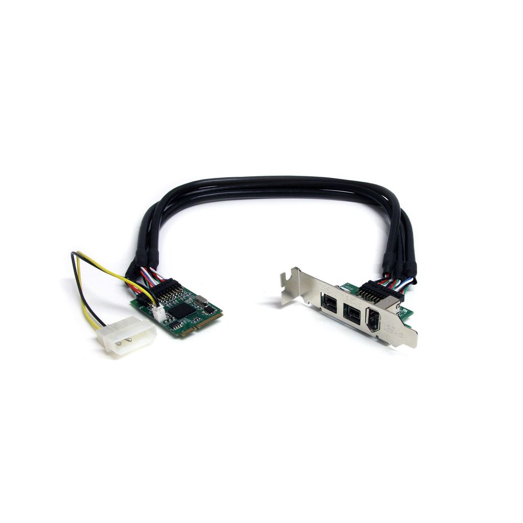 StarTech.com 3-poorts 2B/1A 1394 Mini PCI Express Productafbeelding 