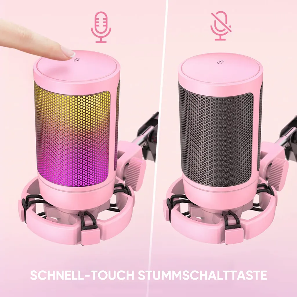 Microphone pour Streaming et Podcast sur PC avec Support Bras Flexible - 6