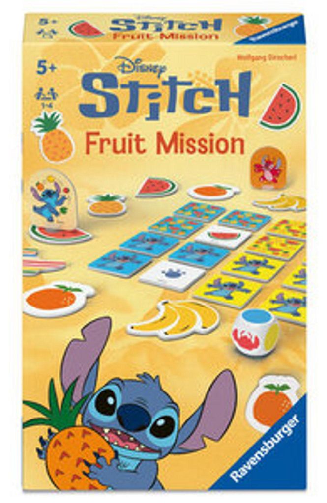 Disney Stitch Fruit Mission - Reisespiel ab 5 Jahre Produktbild 
