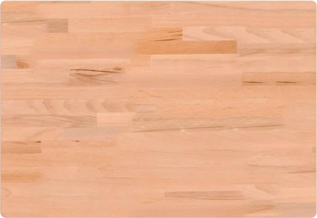 vidaXL Schreibtischplatte 80x55x2,5 cm Massivholz Buche