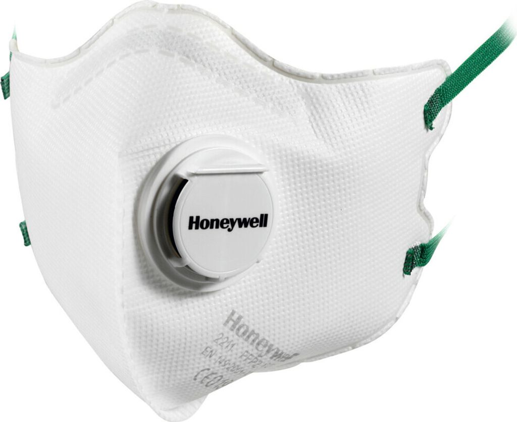 Honeywell Atemschutzmasken-Set, faltbar Serie 2000, Filter: P2V 20 Stk