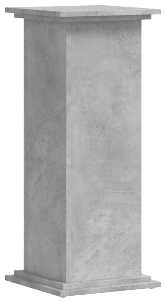 vidaXL Stojak na rośliny betonowy szary 33x33x80 cm Zdjęcie produktu 