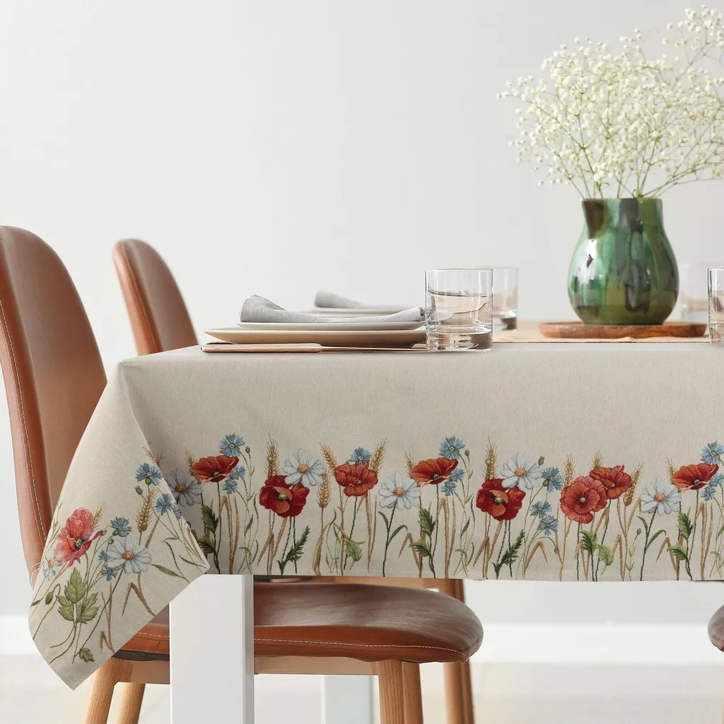 Offerta Tovaglia Arazzo 1306 NAT 140x180 cm - Ideale per 6 Persone
