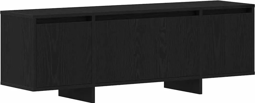 Mobile TV Rovere Nero 120cm - Offerta Porta TV Moderno Soggiorno
