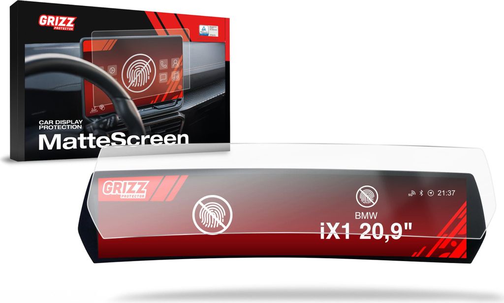 Matte Autodisplayfolie für BMW iX1 (2022-2026), Grizz Protector