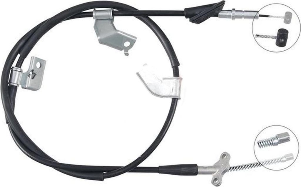 Seilzug Feststellbremse kein Wegrollen 1.687 mm A.B.S. für HONDA CIVIC