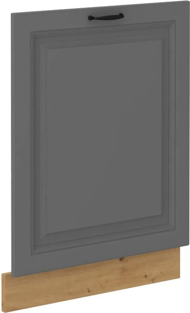 Anta SOPHIA 60x72 cm per Lavastoviglie Incasso - Grigio / Rovere