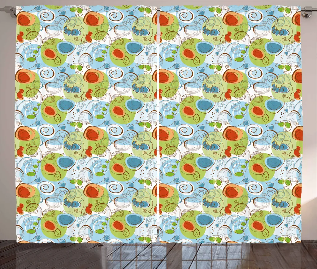 OFFERTA Tenda ABAKUHAUS 280x175 cm - Spirale Multicolore Rustica