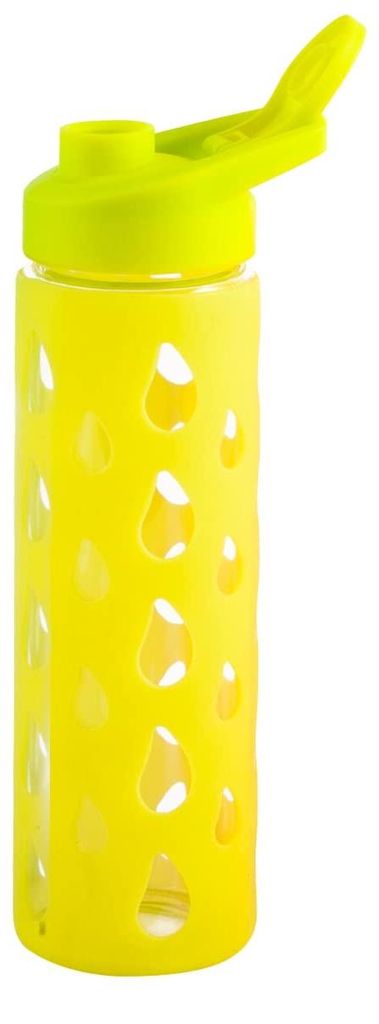 H&H gelbe Borosilikat- und Silikonflasche, 0,55 cl, Kappe