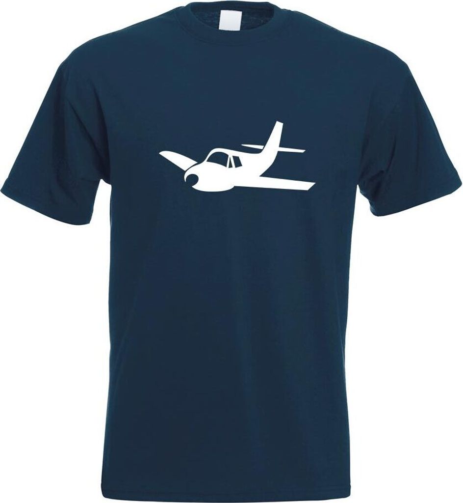 Kiwistar - T-Shirt - Navy - Flugzeug - Segelflugzeug - Gleiter Motiv Bedruckt Funshirt Design Print - mit Motiv Bedruckt - Funshirt Design - Sport ...