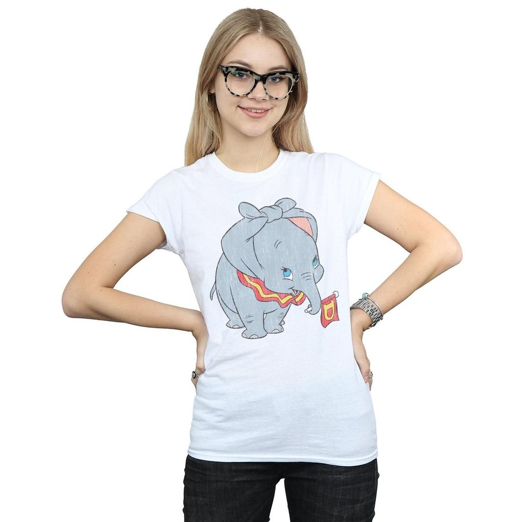 Disney - "Tied Up Ears" T-Shirt für Damen BI15971 (M) (Weiß)