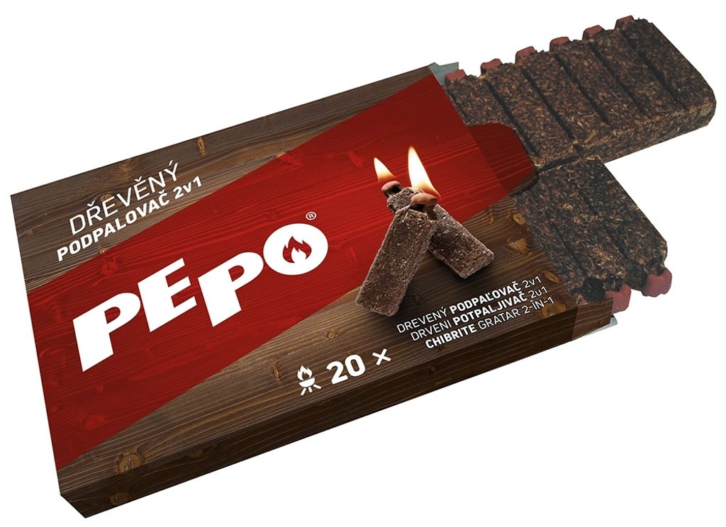 podpalovač dřevěný 20ks 1350008 Obrázek produktu 