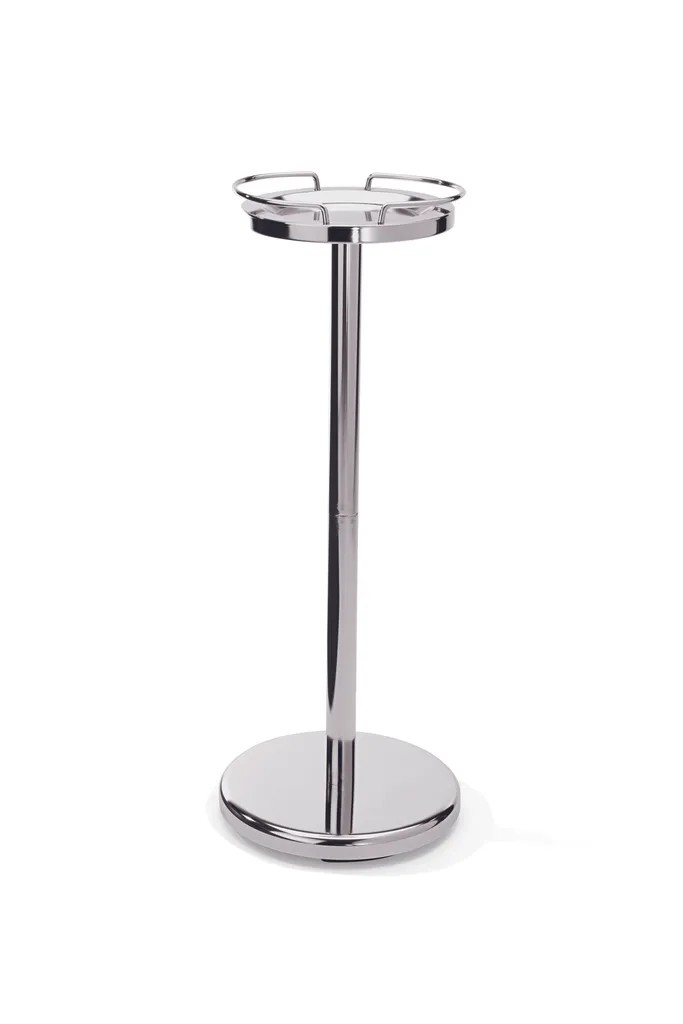 Supporto Secchiello Champagne 68cm Acciaio Inox - Stand Vino Professionale