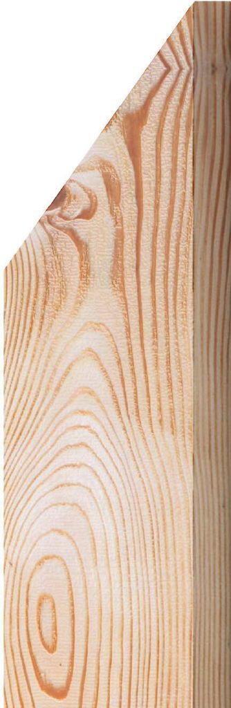 Zaunlatte 150cm - PAKET 25 Stück 9x1,8cm Sibirische Lärche Muster 4 Lattenzaun aus Holz