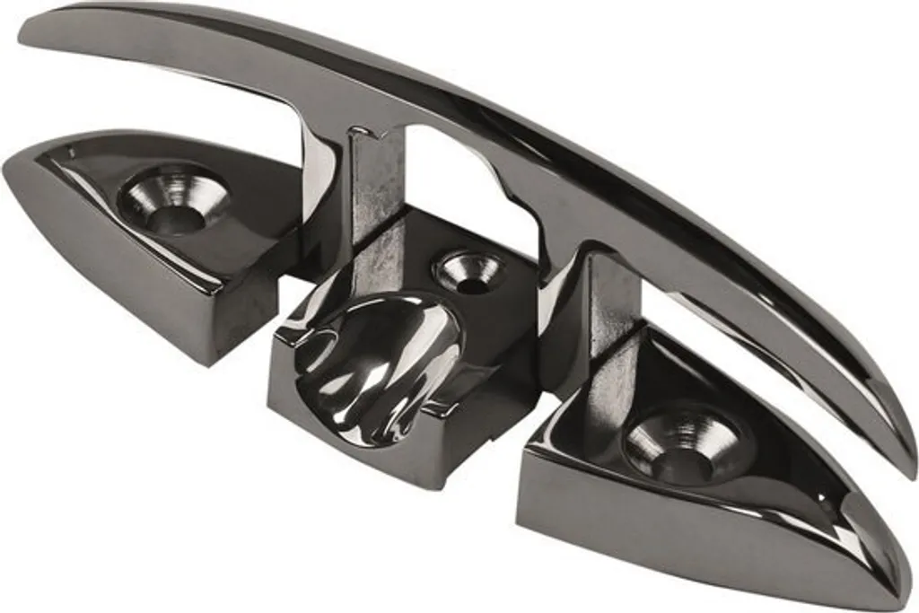 Taquet escamotable ou grenouille pliable Hollex 150mm inox marine