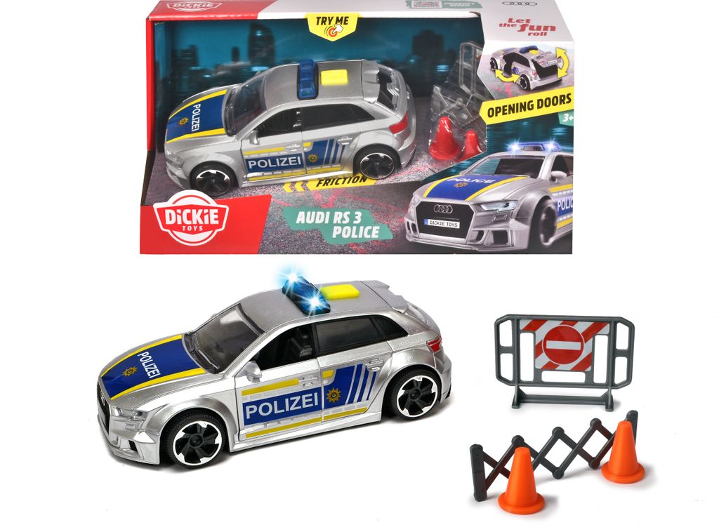 Dickie Audi RS3 Police Produktbild 