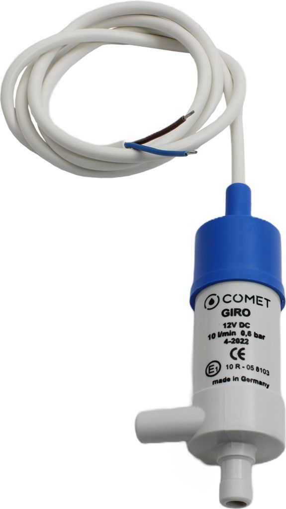 Comet GIRO Verstärkerpumpe Durchlaufpumpe Wasserpumpe 12V 10 l/min 0,5 bar 5 m