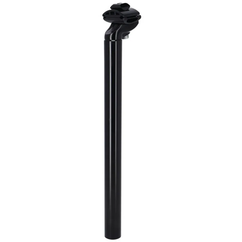 Tige de selle de vélo de route XLC SP-R07 en noir brillant de 350 mm