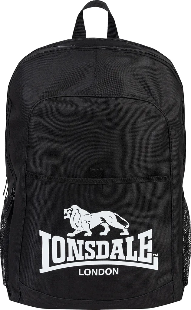 Lonsdale Poynton Sac à dos Robuste en Polyester avec Logo Sérigraphié - 3