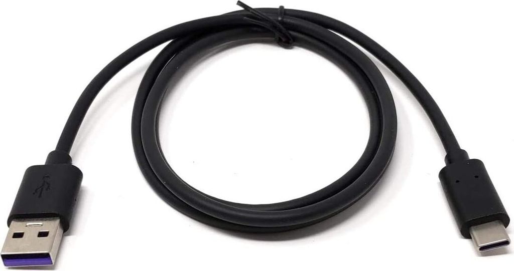 System-S USB 3.1 Typ C zu USB Typ A 2.0 Schnellladekabel 25W-5V-5A Kabel 100 cm