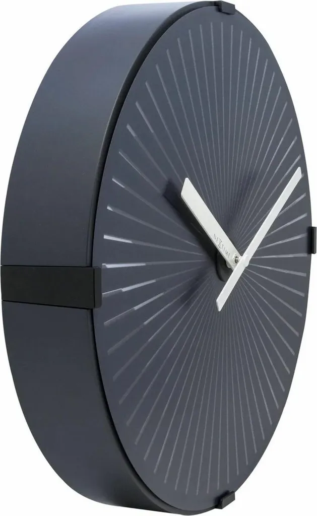Nextime 3224 Motion Star - Orologio da Parete Iconico 30 cm Nero - 3