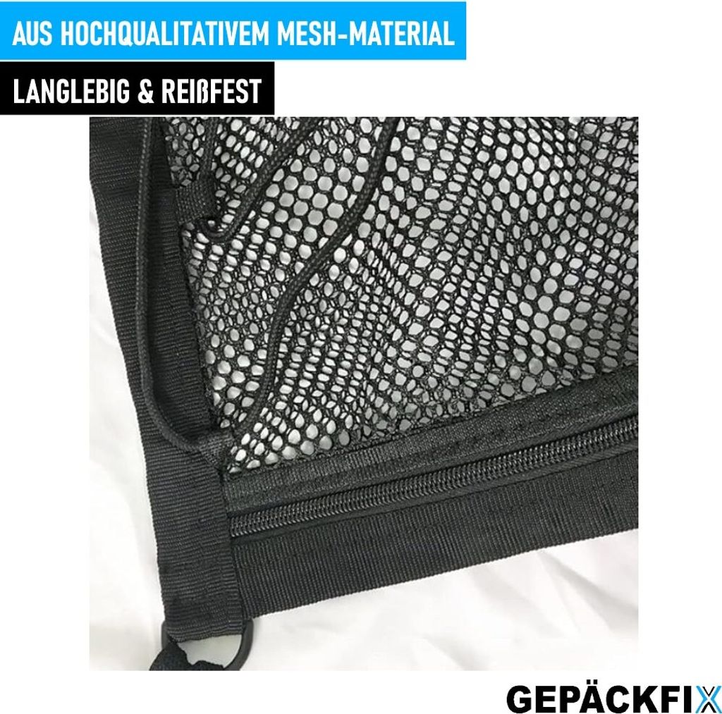 GEPCKFIX Auto Dach Netz Tasche Decke Gepck Aufbewahrung