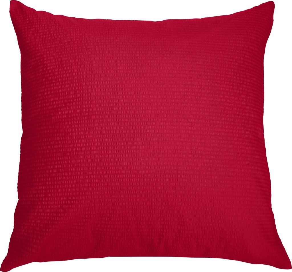 Erwin Müller Kissenbezug Wertingen" rot 80x80 cm"