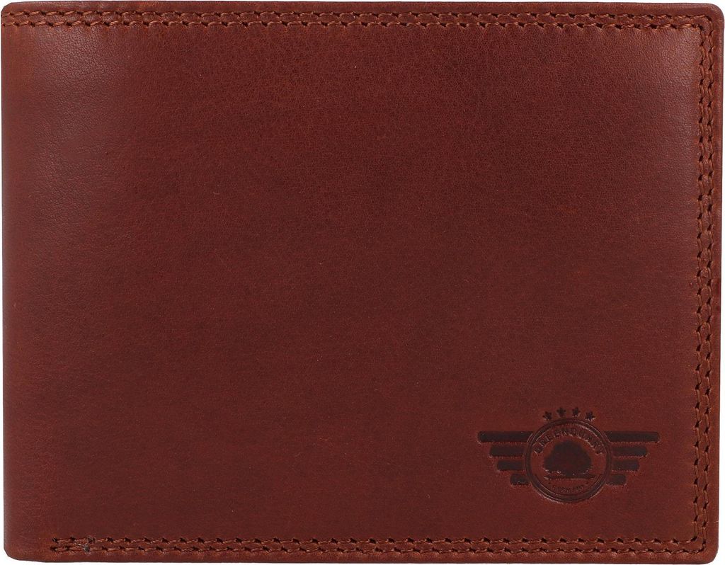 Greenburry Vintage Geldbörse RFID Schutz Leder 12 cm