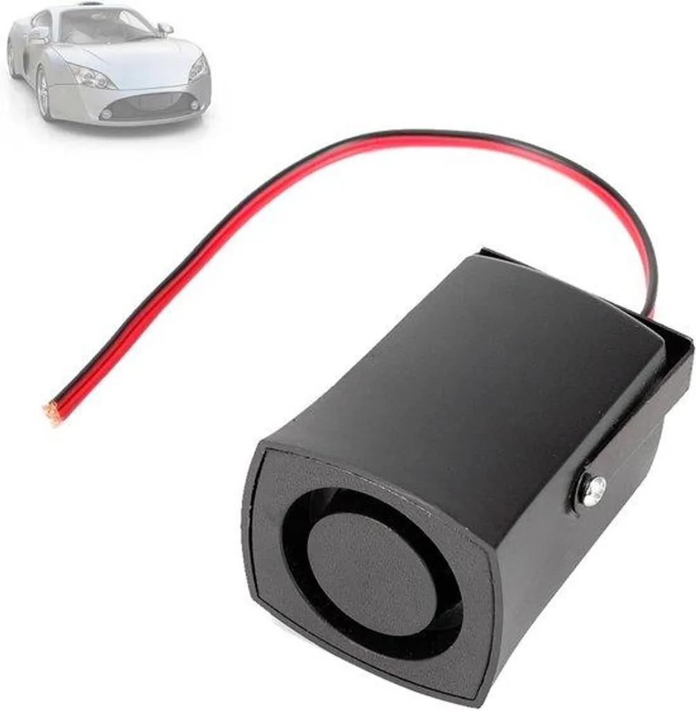 Bip de recul pour utilitaire et camionnette 12V alarme 115dB noire