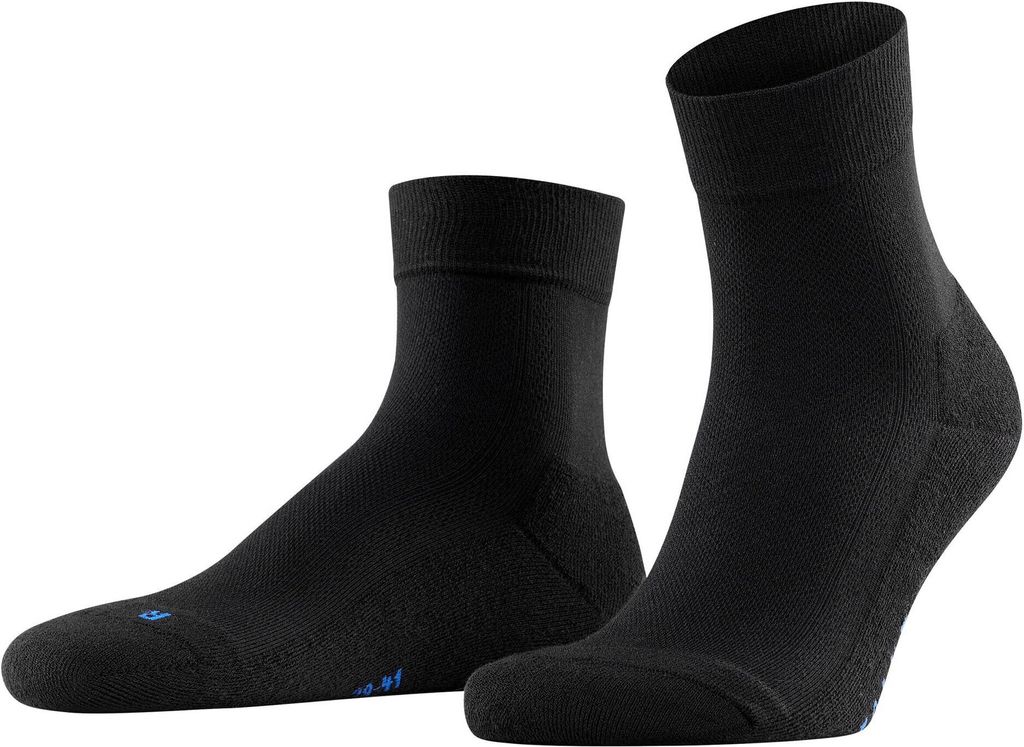 FALKE Uni Socken - Cool Cick, Polyester, einfarbig Schwarz 37-38