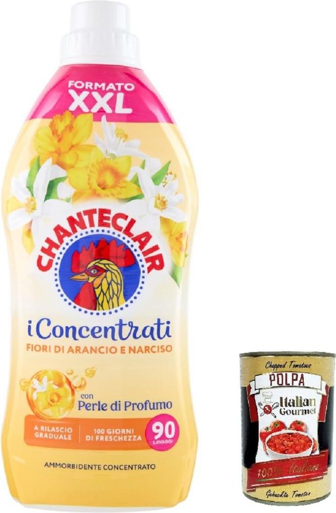 CHANTECLAIR i Concentrati Ammorbidente Sublime Fiori di arancio e Narciso Orangen und Narzissenblüten Weichspüler 1800ml lang anhaltender Duft 70...