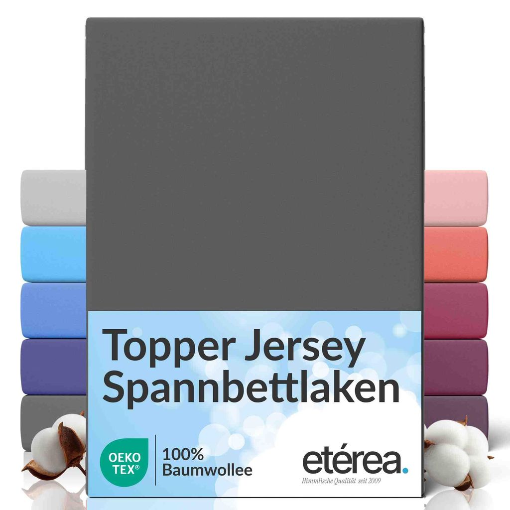 etérea Topper Jersey Spannbettlaken 140x200 - 160x200 cm – Produktbild 