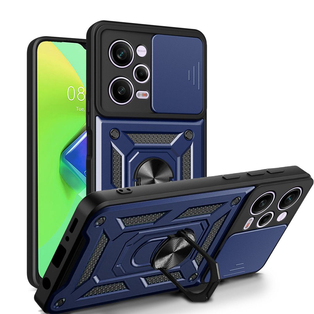 Outdoor Hülle Xiaomi Redmi Note 12 Pro / Poco X5 Pro 5G Handyhülle Kameraschutz Blau