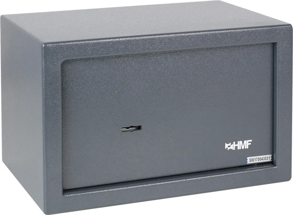 Coffre-fort en acier robuste à double verrouillage HMF 31cm Anthracite - 2