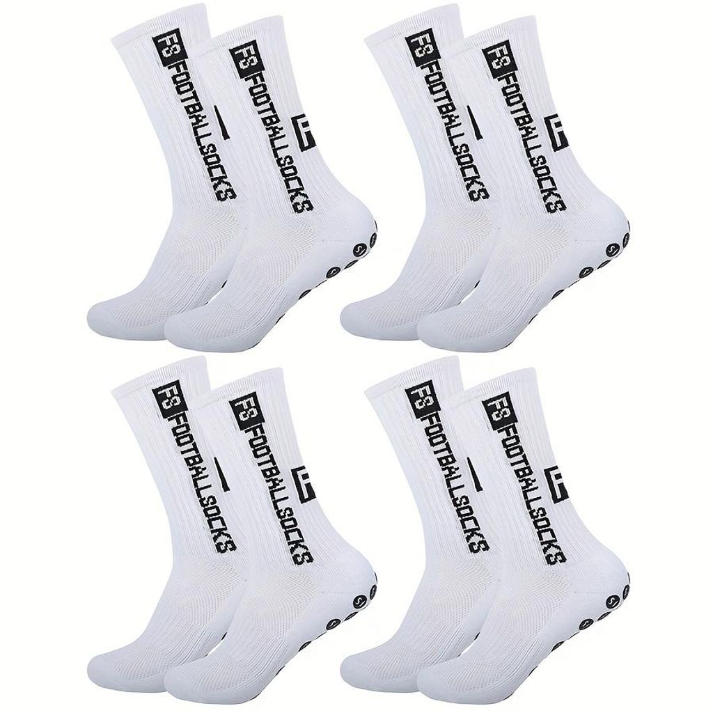 4 Paar Fußballsocken,Sportsocken,Rutschfeste Produktbild 