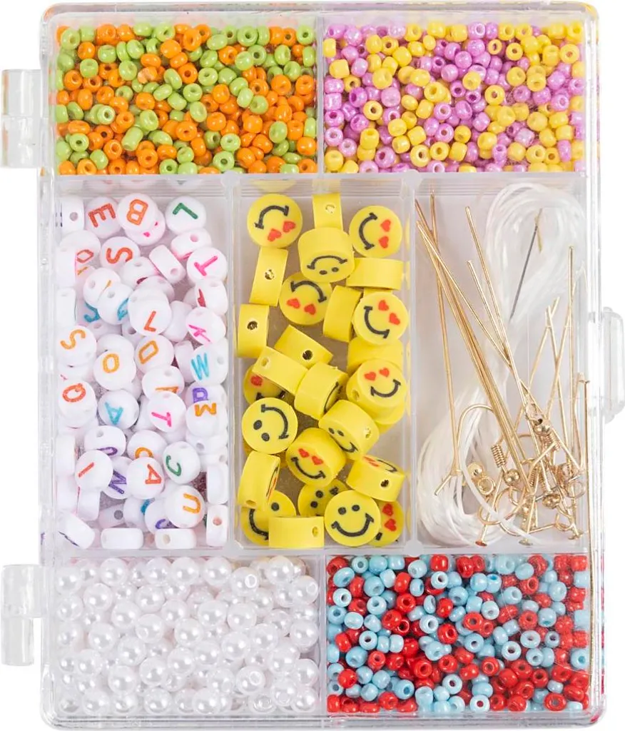 Kit création bijoux perles multicolores pour bracelets faits main - 2
