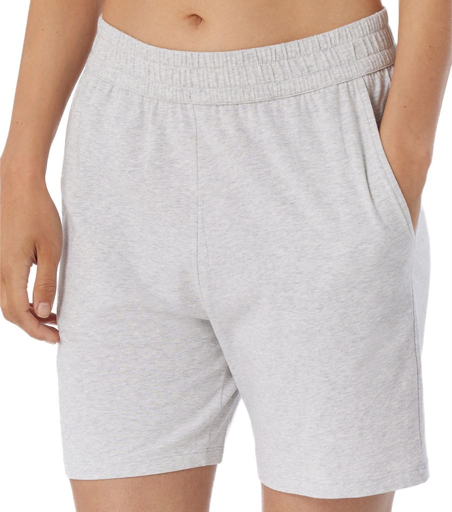Schiesser Damen Hose kurz Gr. 42 grau-mel.