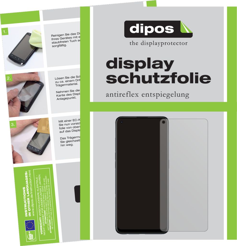 1x Schutzfolie für Oppo Reno6 Z matt Displayschutzfolie Folie Display Schutz dipos