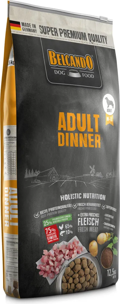 Alimentation Complète pour Chien Adulte BELCANDO Adult Dinner 12,5 kg