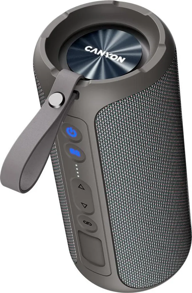 Canyon OnMove 15 Grigio - Speaker Bluetooth con Microfono per Call - 1