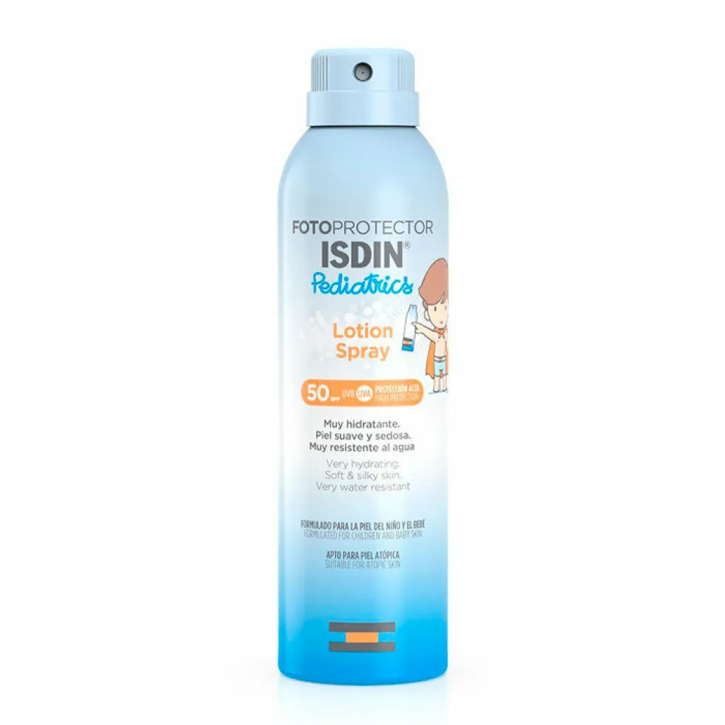 Spray Solaire Enfant SPF50 Isdin Fotoprotector Lotion Pédiatrique 250ml