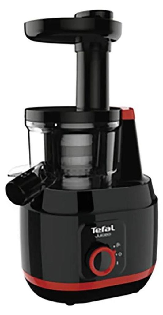 Tefal Juiceo ZC150, Langsamer Entsafter, Schwarz, Rot, 80 Produktbild 