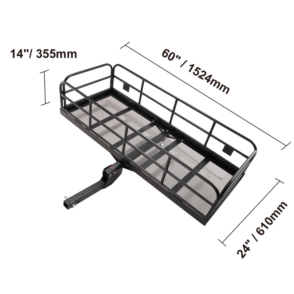 VEVOR 1524 x 610 x 355 mm Nosič batožiny s ťažným Obrázok produktu 8