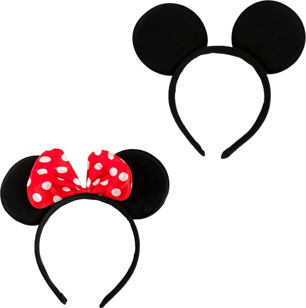 Oblique Unique 2x Haarreif Haarreifen Maus Mouse Ohren für Produktbild 