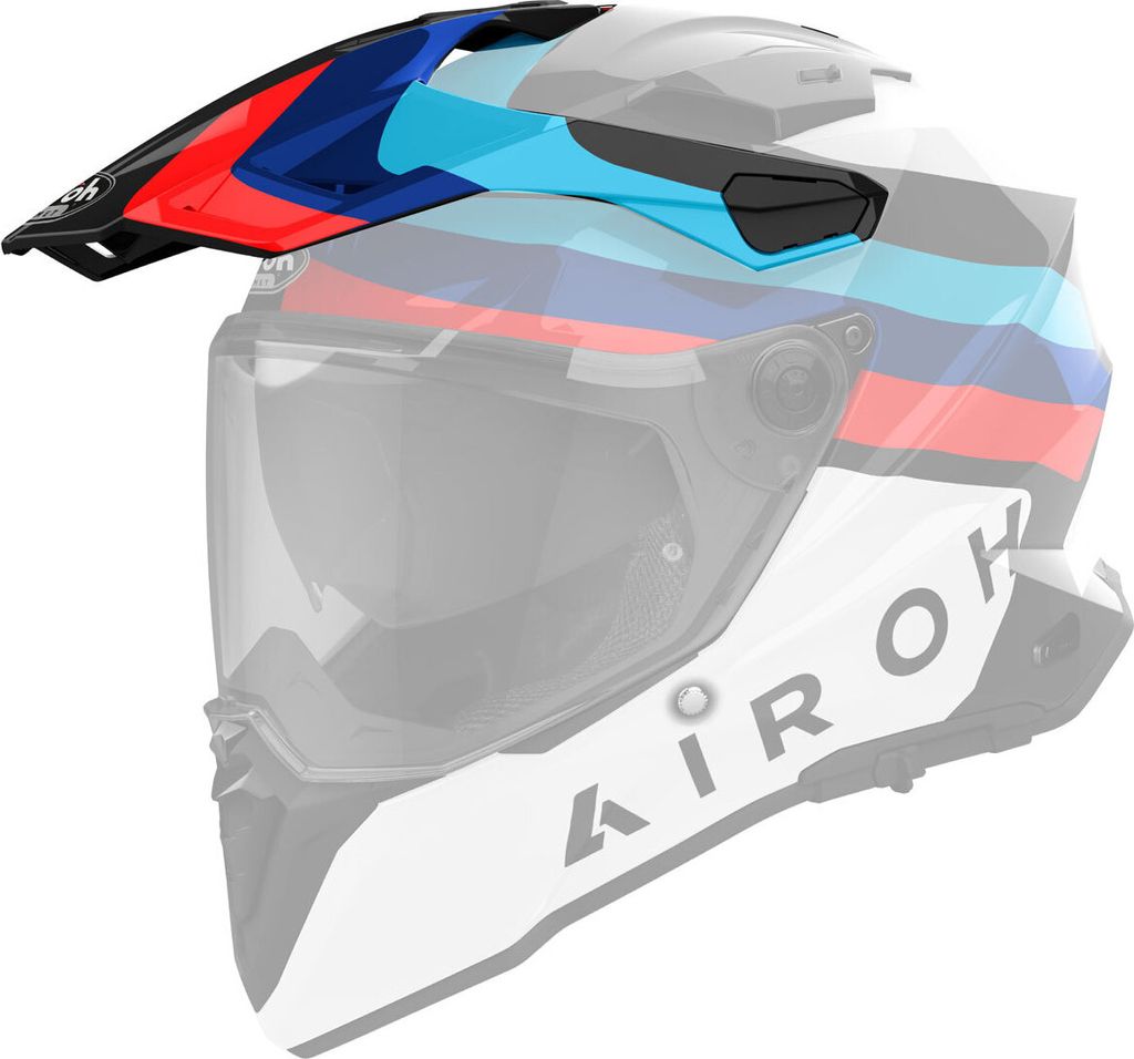 Airoh Commander 2 Doom Nero Lucido Visiera del casco
