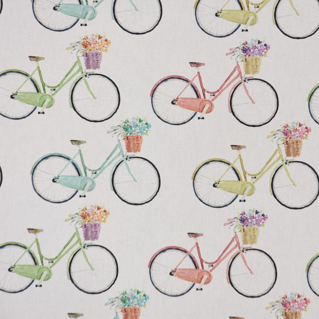 DekostoffDigitaldruck Meterware Clarke & Clarke Fahrrad multi 138cm
