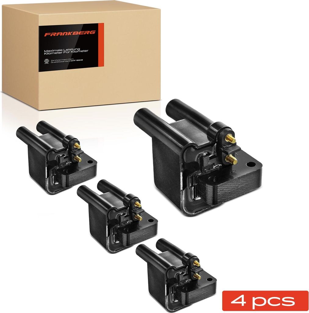 Frankberg 4x Zündmodul Zündspule für Land Rover Defender Station Wagon Range II Mitsubishi 3000 GT Coupe