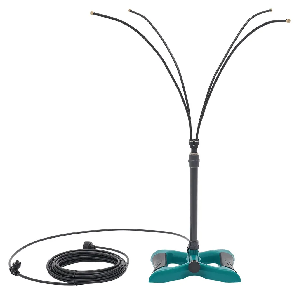Refroidisseur à pulvérisation autonome vert avec buse orientable 15m