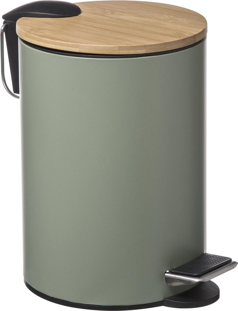 Kosmetikeimer mit Bambusdeckel MODERN, 3 L Produktbild 